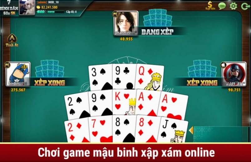 Thông tin về trò chơi binh xập xám hấp dẫn